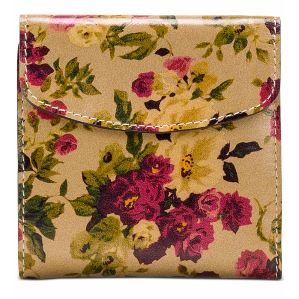 Patricia Nash Rose Reiti Leather Bi-fold Wallet